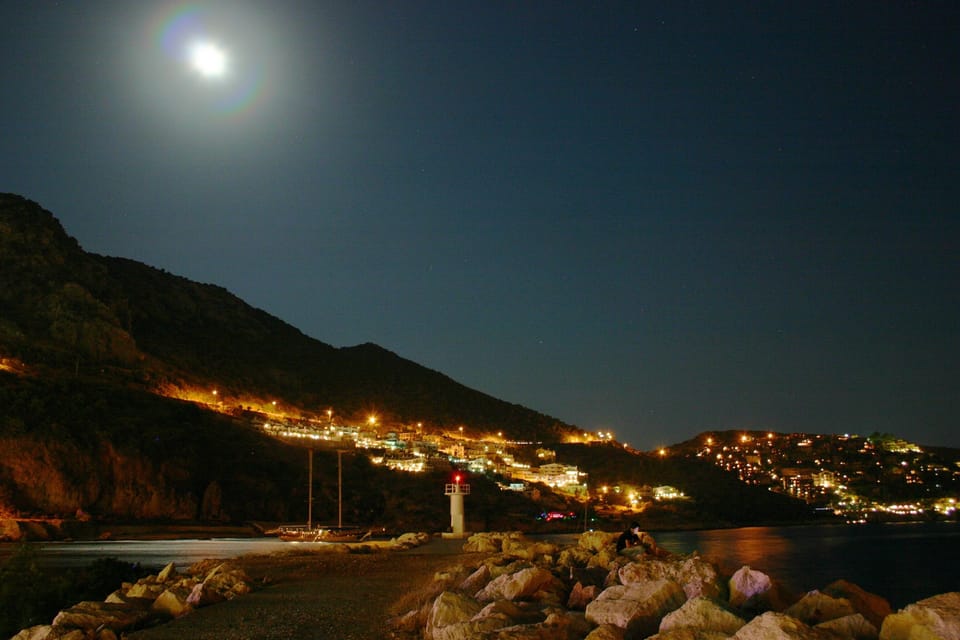 Romantic Kalkan Under A Moon Lit Sky