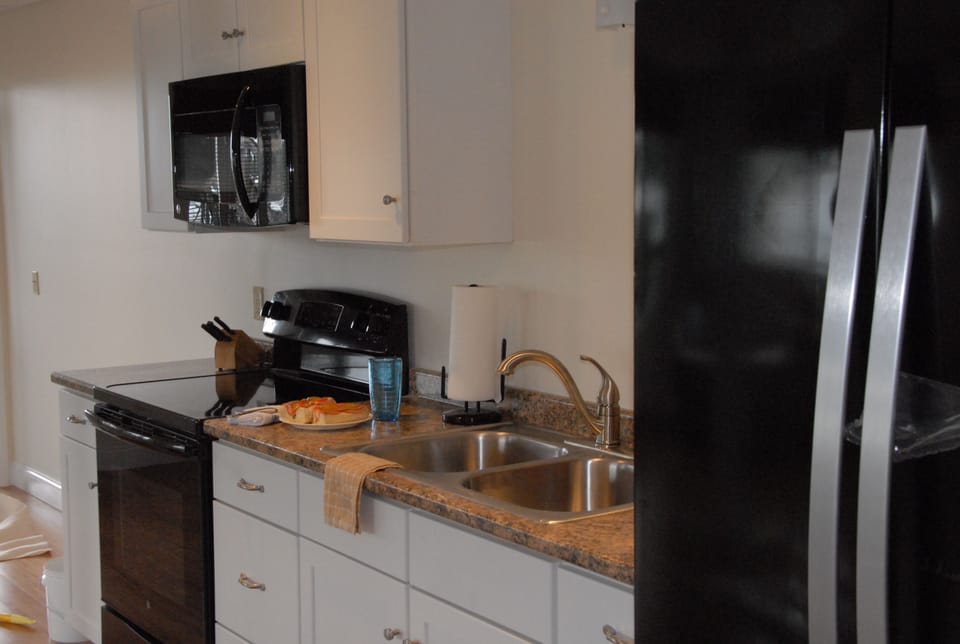 Full sized kitchen fully appointed for your needs.