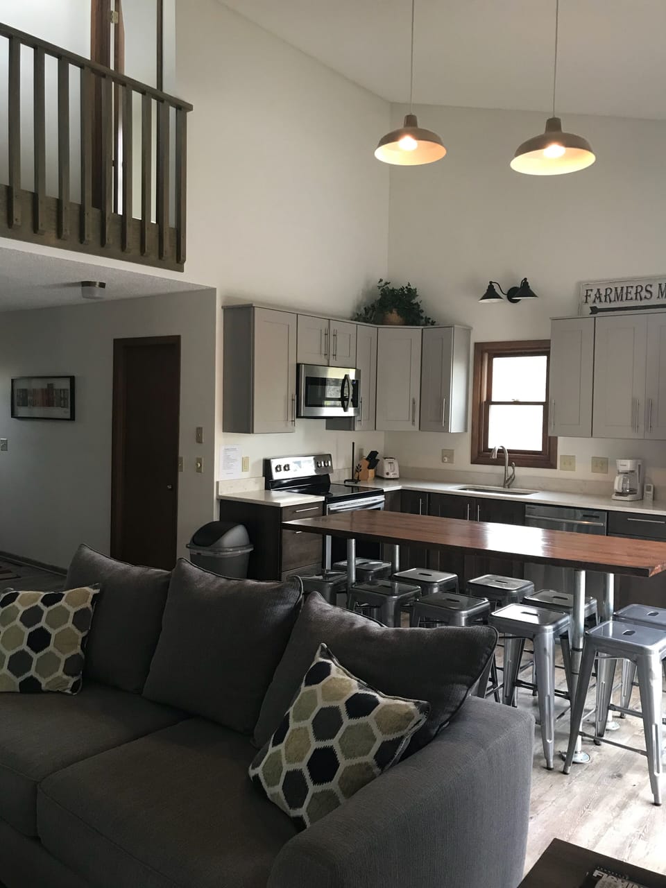 Open kitchen family room