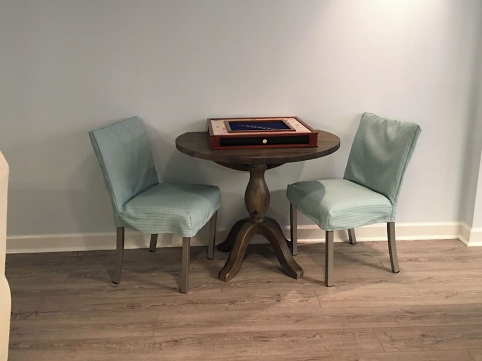 We have a dedicated game table in the game room with a collector's edition Monopoly and Clue