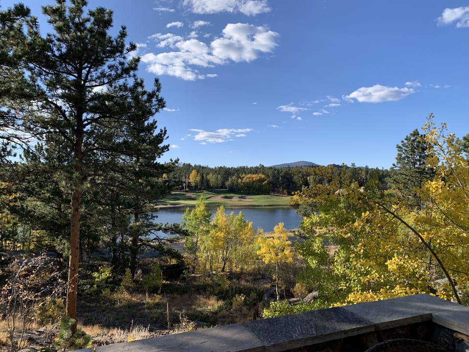 Daytime patio view