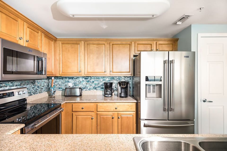 Keurig and drip coffee maker included.