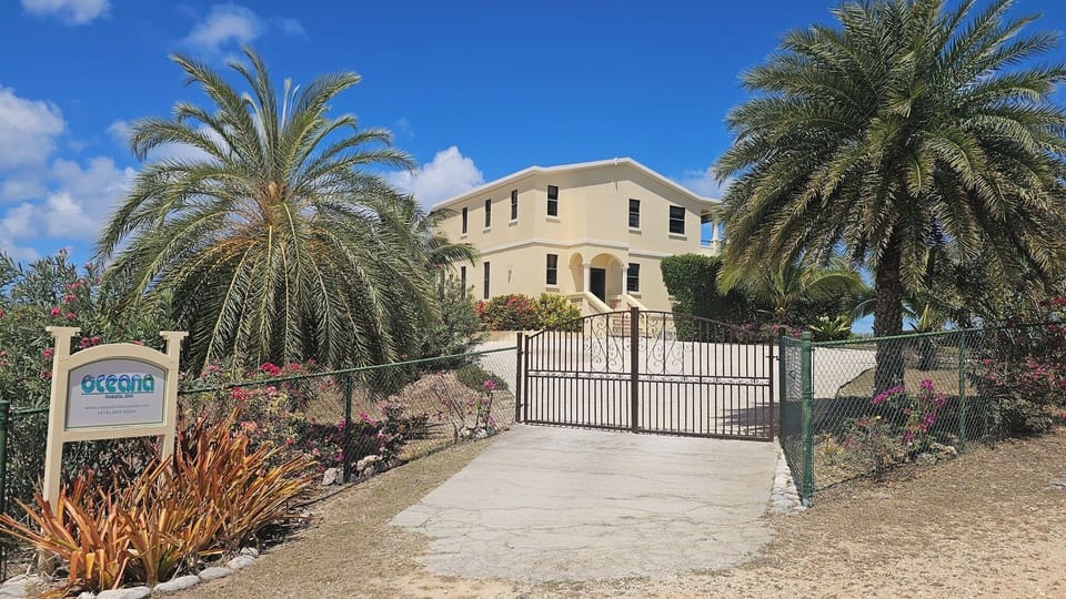 Gated entrance to Oceana