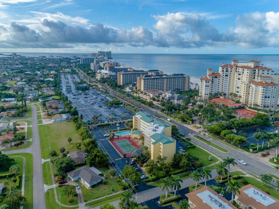 291 South Collier, across from the Madeira and JW Marriott