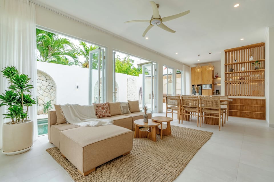 3 Bedrooms Villa with Private Pool  | Living area | LED TV