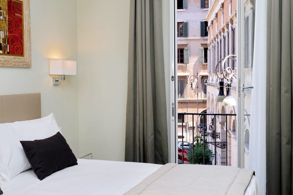 Premium bedding, down comforters, memory foam beds, minibar