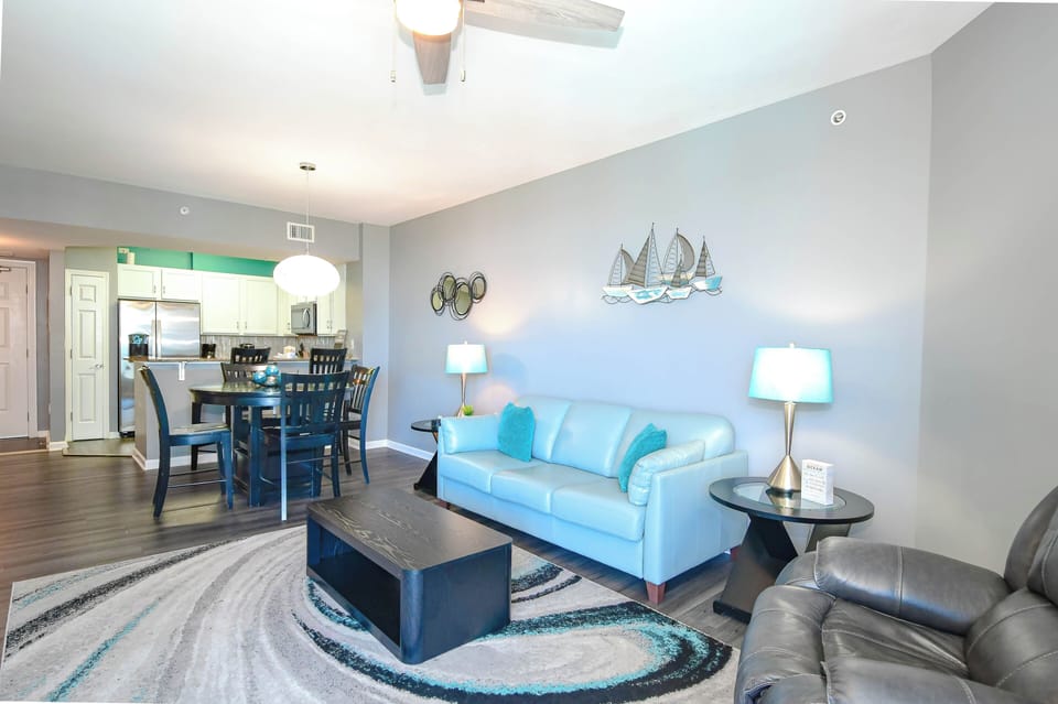 The Palms of Destin 2609 - Living Area and Dining Area