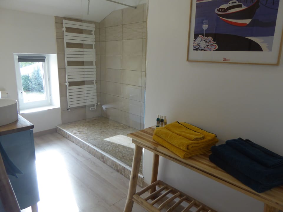 Comfort Room, Non Smoking, Garden View (Le Ferret) | Bathroom | Shower, rainfall showerhead, free toiletries, hair dryer