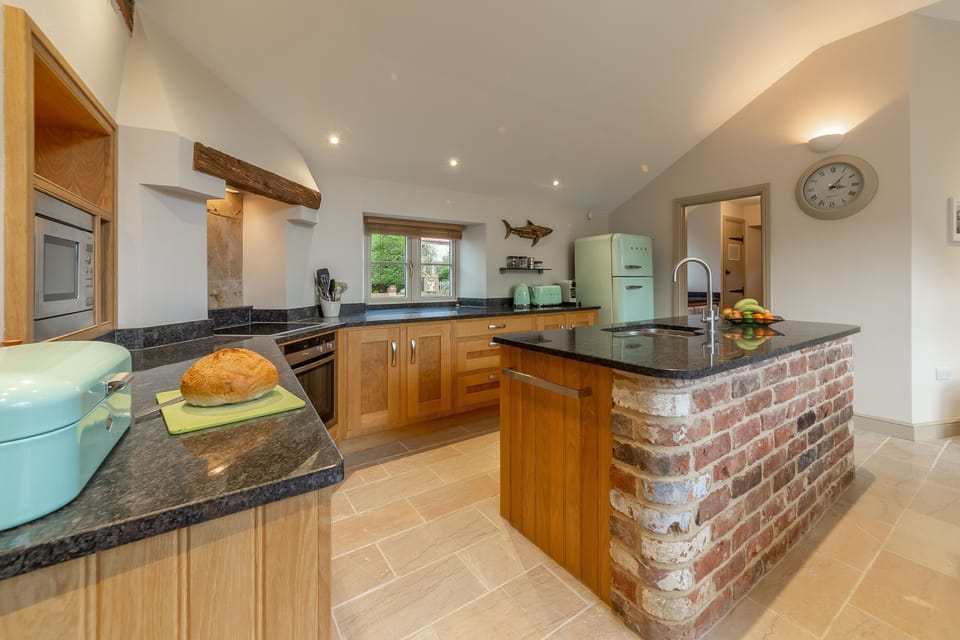 Ground floor: Kitchen has granite topped island