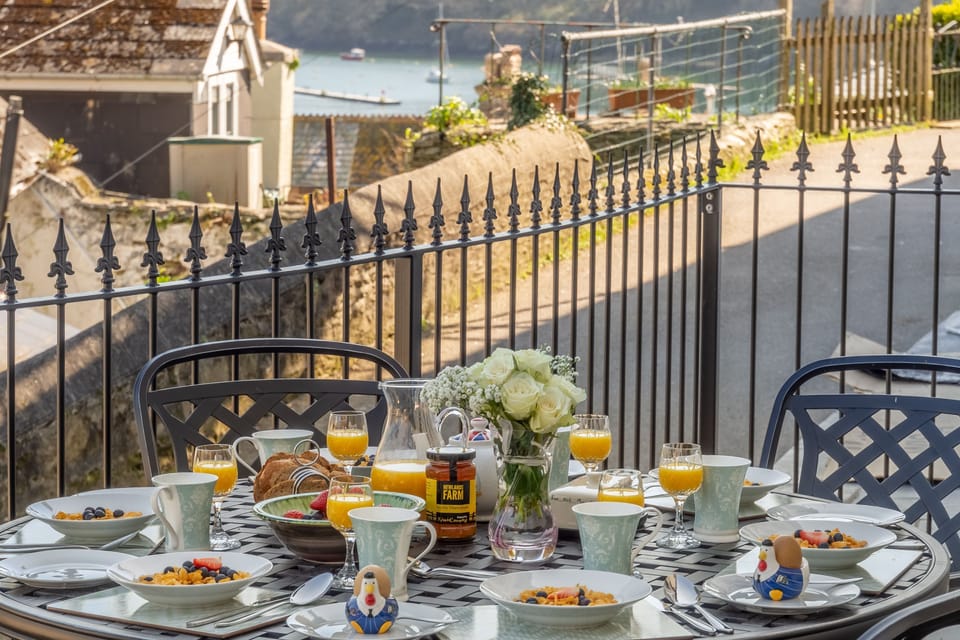 Stunning sea views from the patio area at Place view