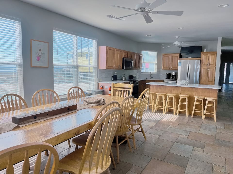 Downstair's Dining Room and Kitchen
