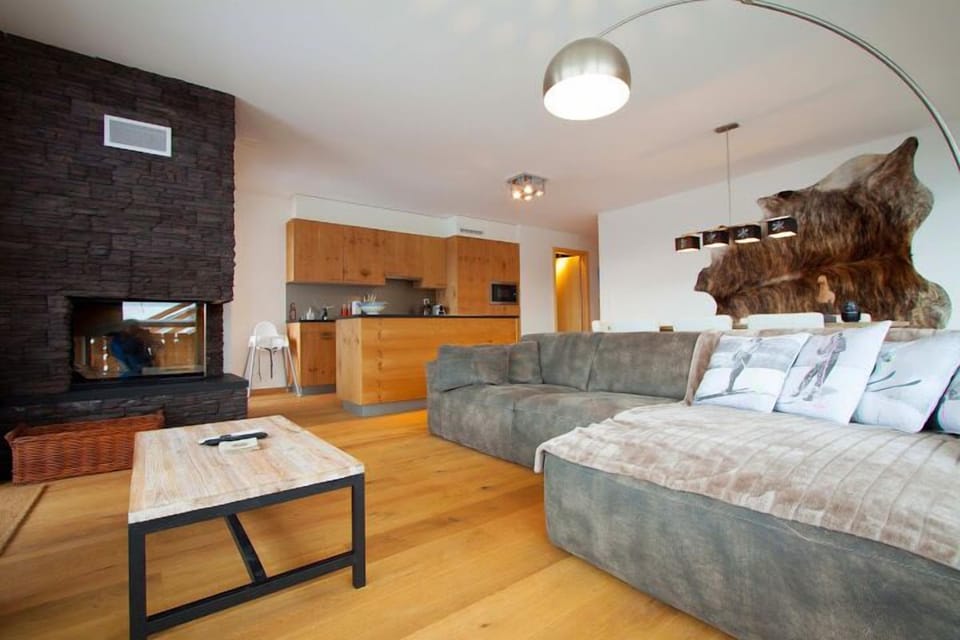 Living room and kitchen 