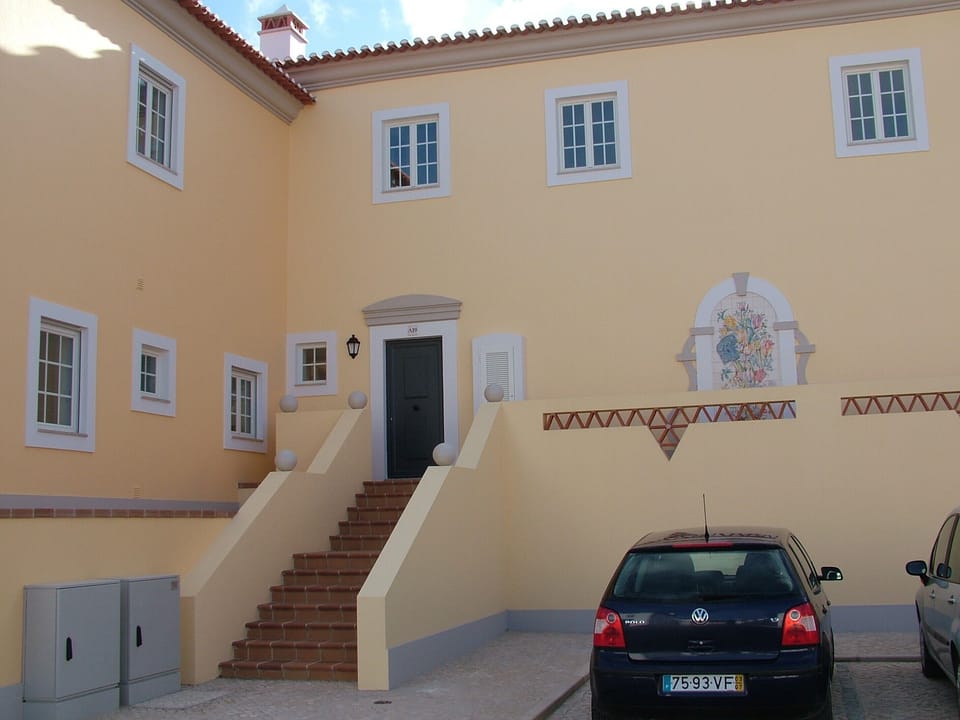 Front of house and allocated parking spaces