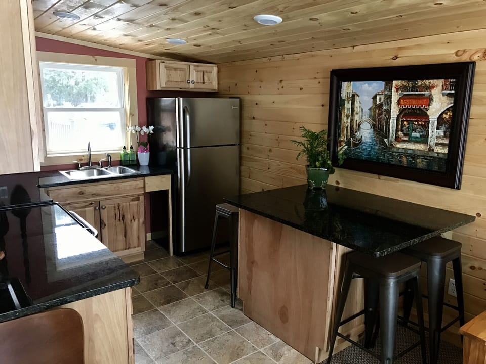 Cozy place for your morning coffee if not quite ready to get out on the balcony