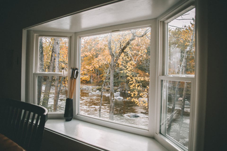 River view from our dining room. Photo by @dirtandglass