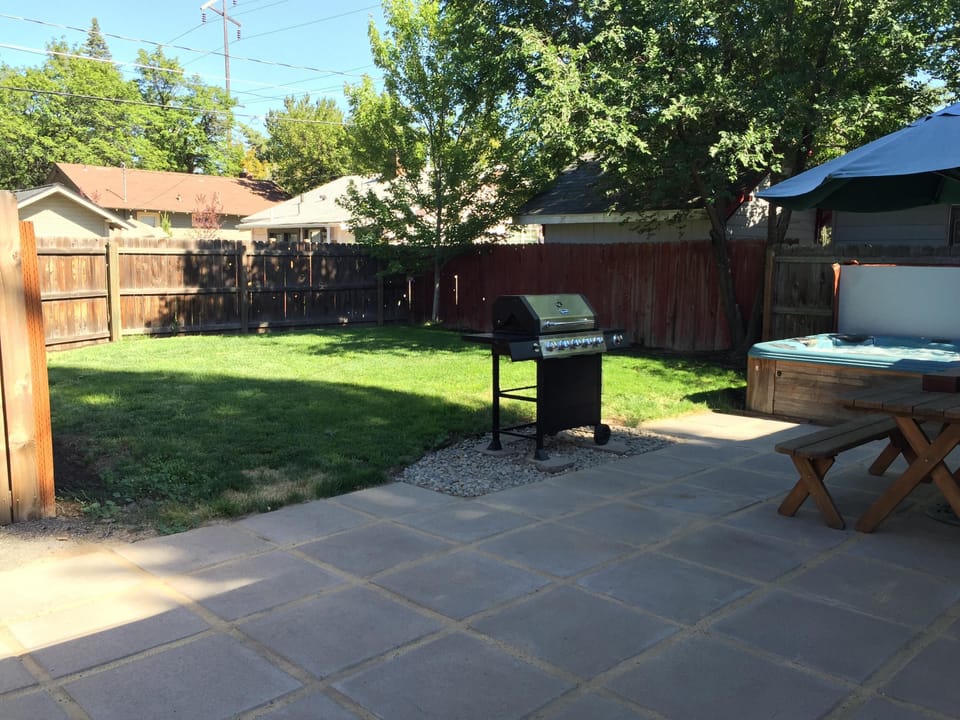 Lots of room to roam in the backyard!