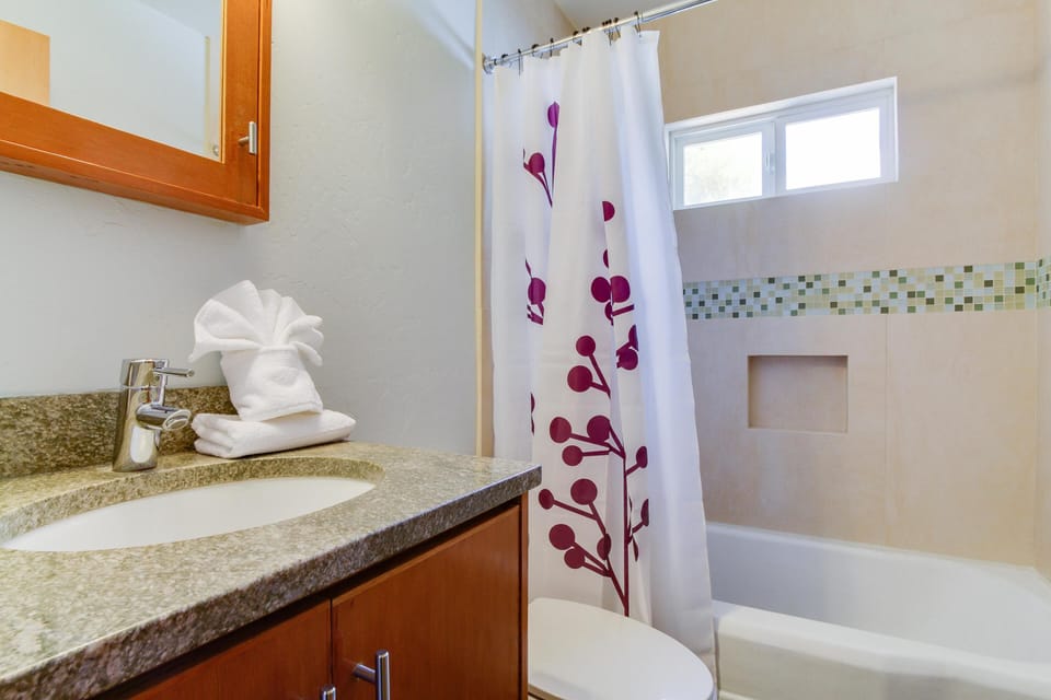 You'll have earth friendly soaps and shampoos to use.