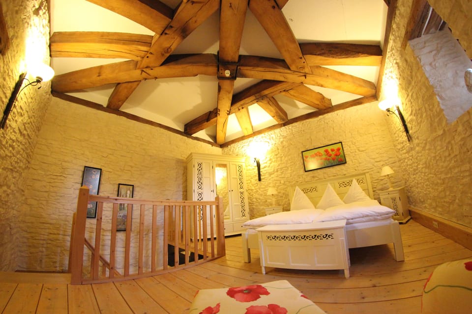 Tower Room, 3 floors, small windows  | Desk, laptop workspace, blackout drapes, free WiFi