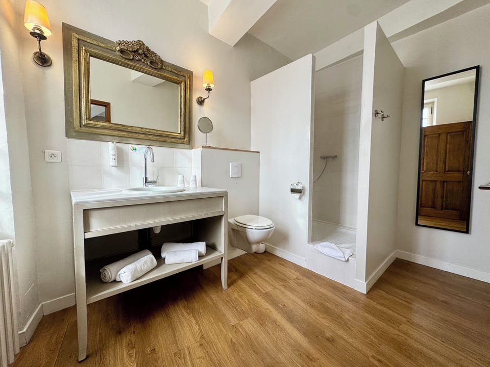 Premium Triple Room | Bathroom | Shower, eco-friendly toiletries, hair dryer, towels