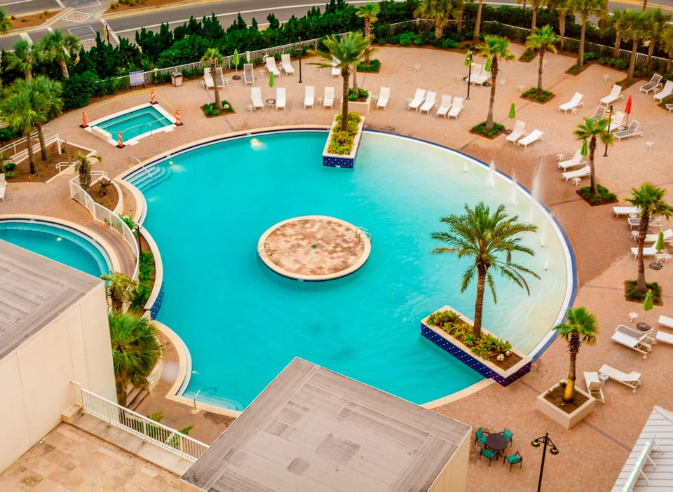 1 of the 5 pools in this resort