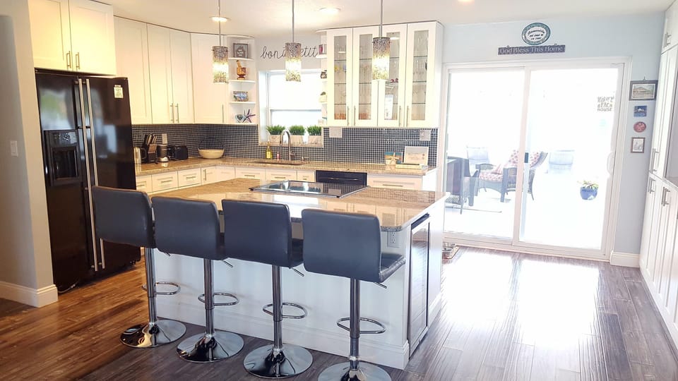 Open kitchen concept