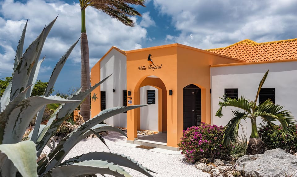 Front of the villa