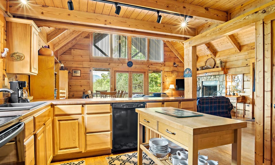 Fully functional, open concept kitchen