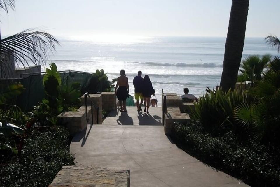 Enjoy the sunset down at the beach.