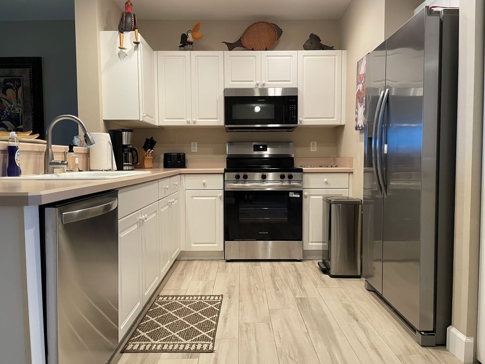 Kitchen with brand new appliances