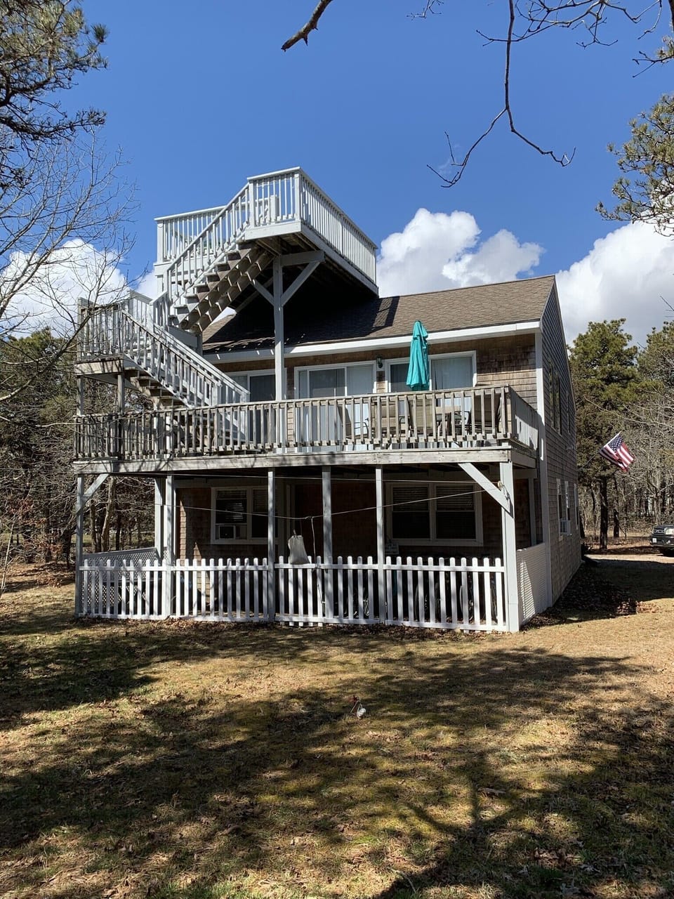 Back of house. 2nd floor deck and exciting rooftop deck!