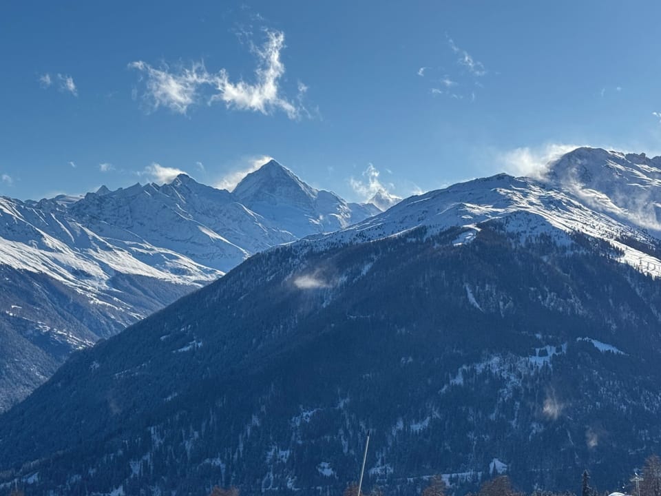 Spectacular View of Dent Blanche & Matterhorn