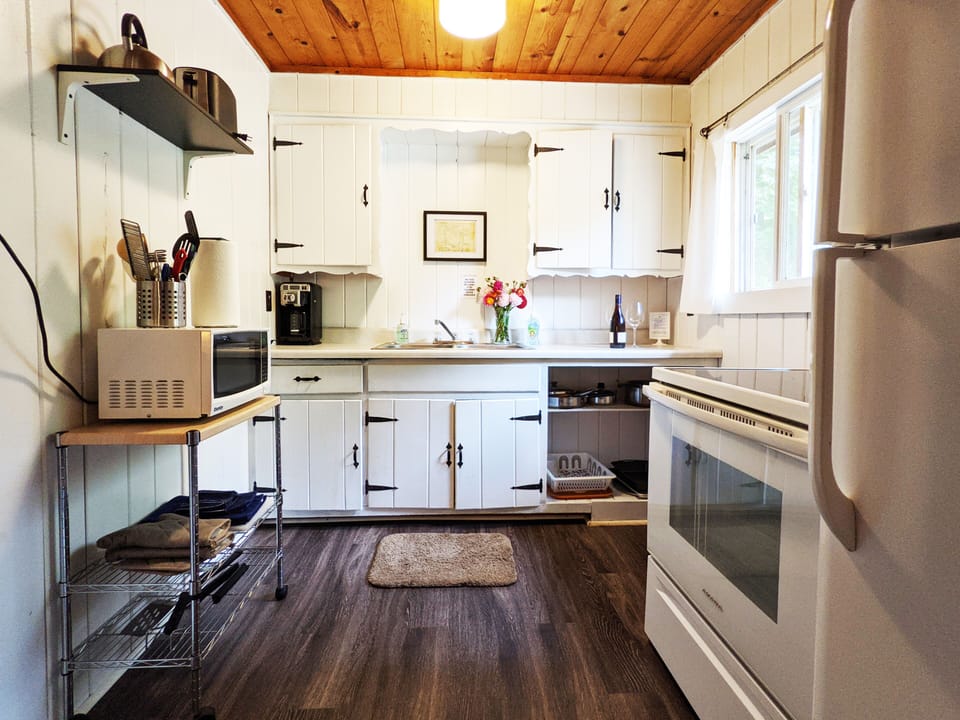 Walleye Cove - Cabin #7 | Forest View (Premium Amenities Included!) | Private kitchen | Microwave, dining tables