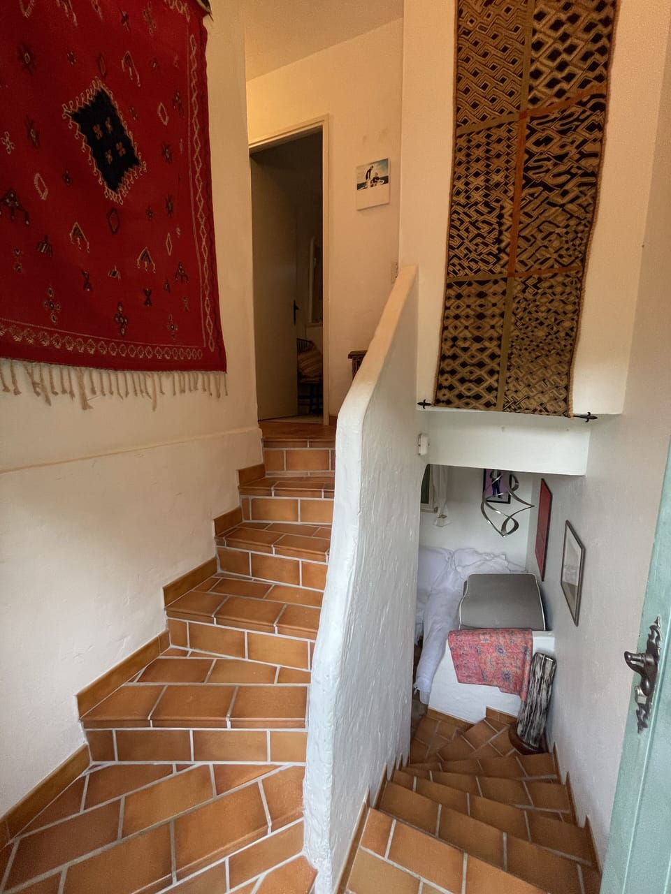 Entrance showing upstairs and downstairs