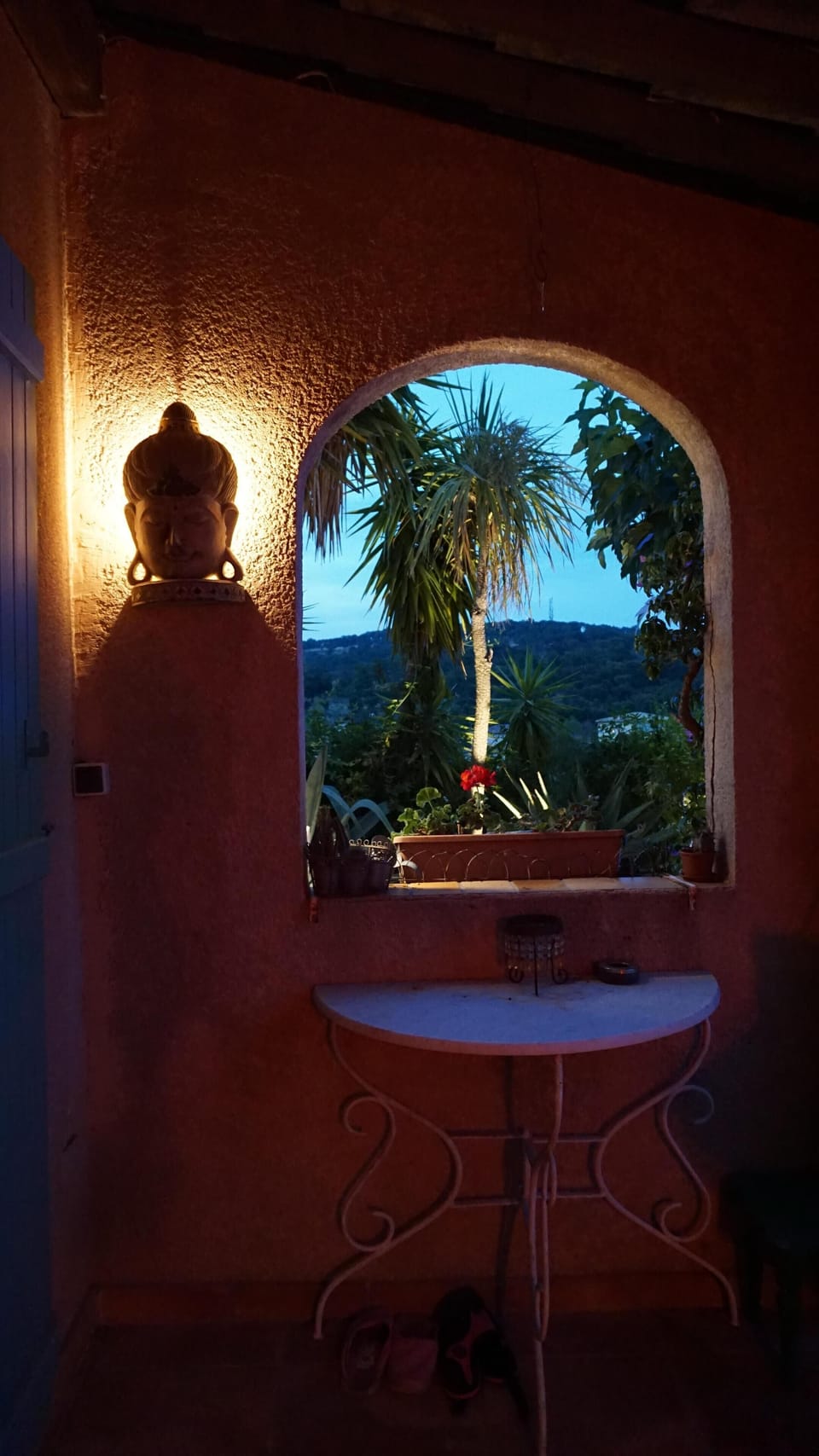View from the undercovered seating area