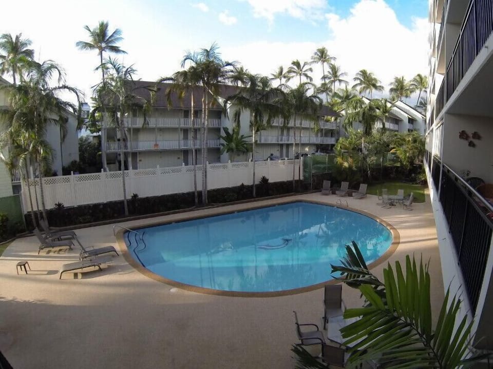 Gated Pool with BBQ Grill and Bike Racks