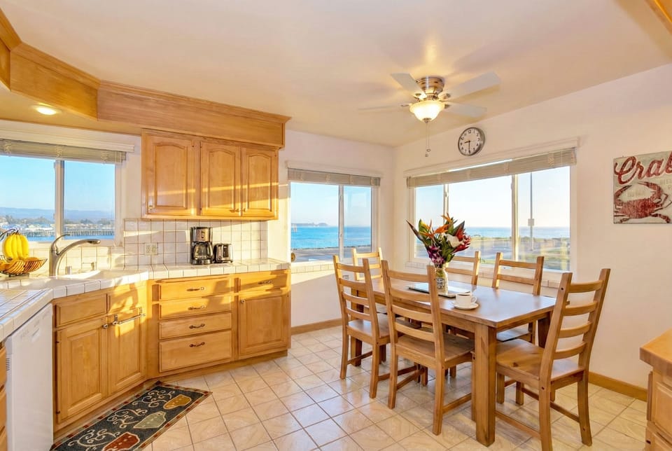 Kitchen with ocean views to start your day right