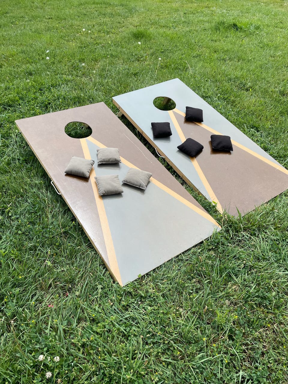 Corn hole game ready to go!