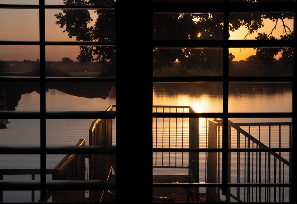 View from the living room. 