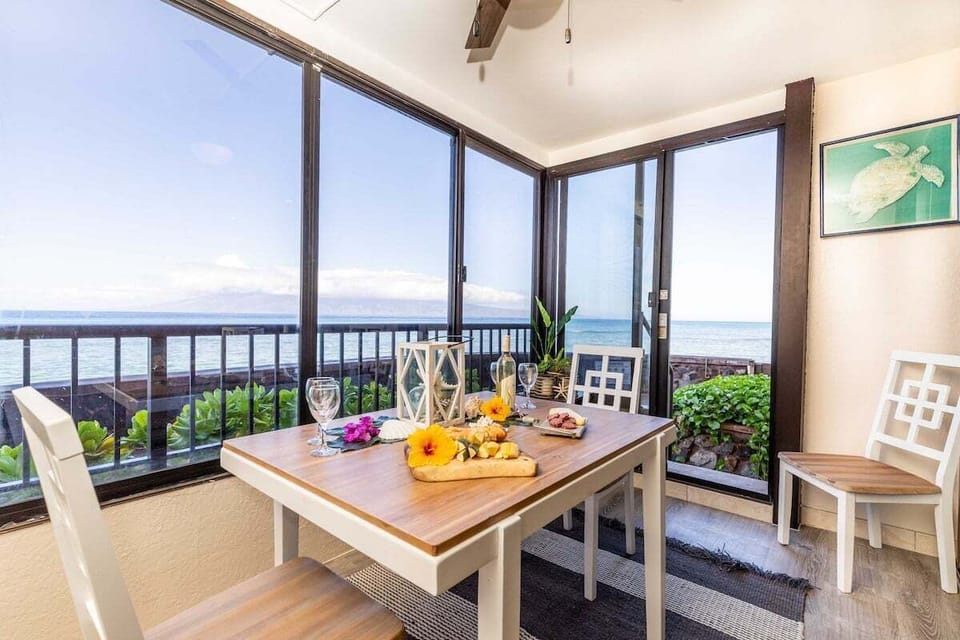 Dining area featuring a 4-seater table, perfect for shared meals
