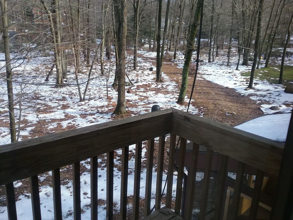 master bedroom deck/balcony view