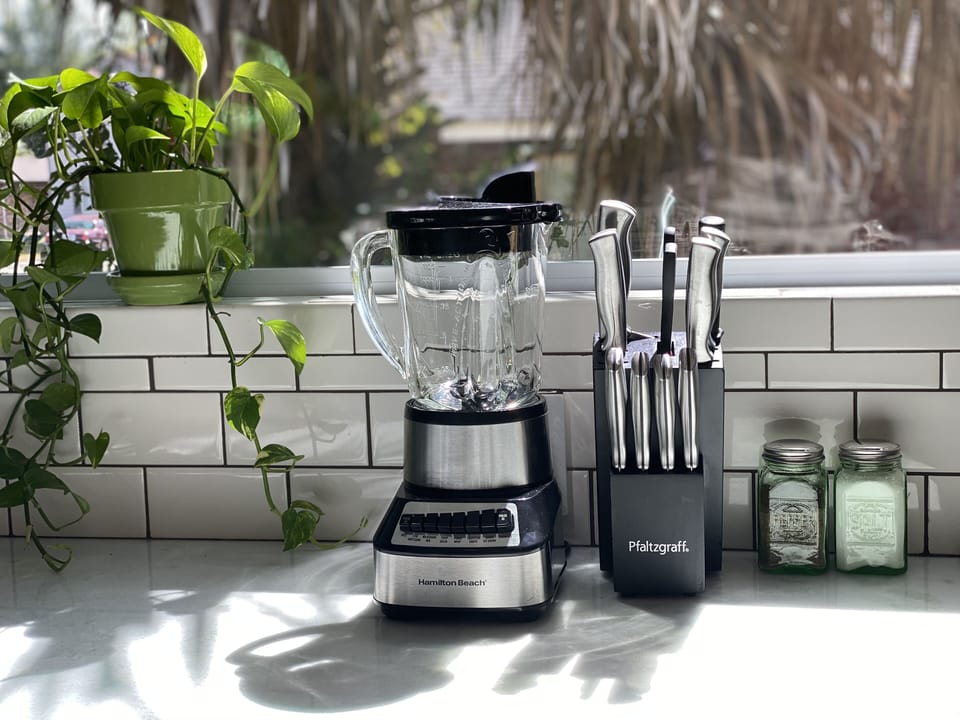 Kitchen is well stocked for guests enjoyment