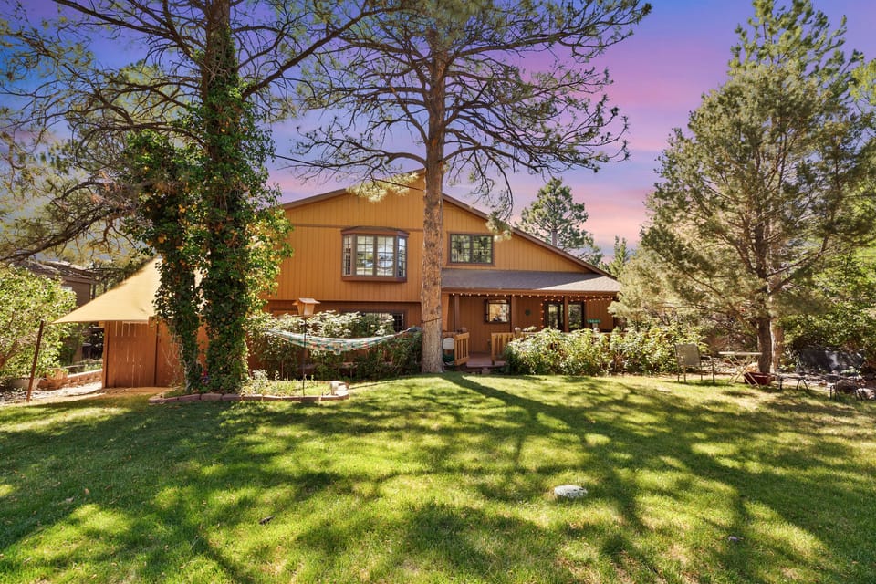 Enjoy sunsets from the backyard!