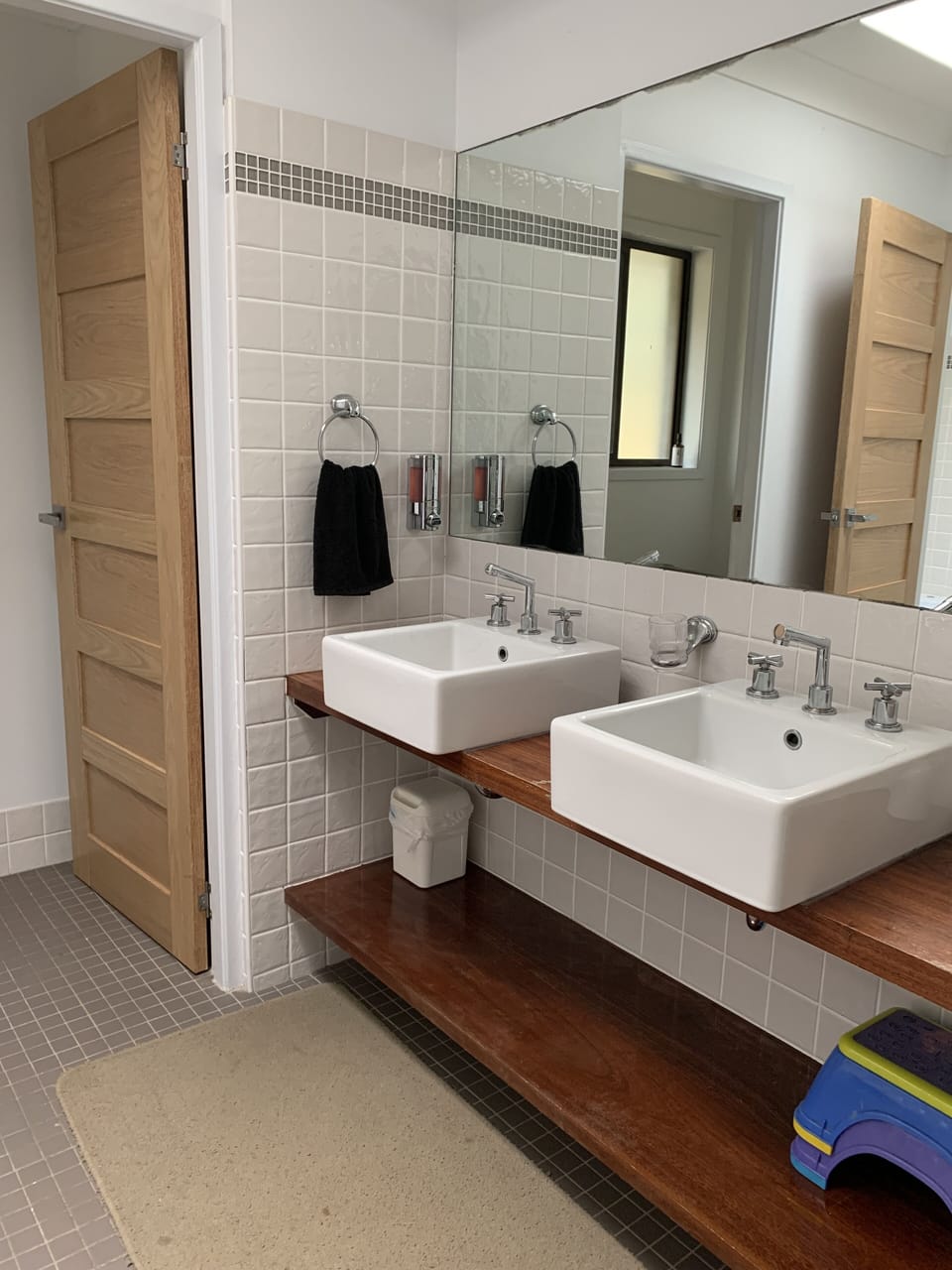 Main Bathroom with dual basins