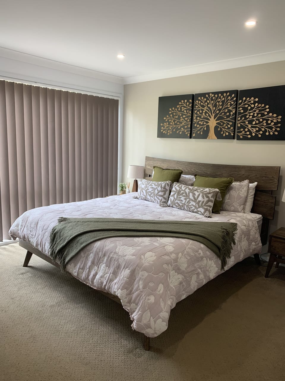 Master bedroom with King bed