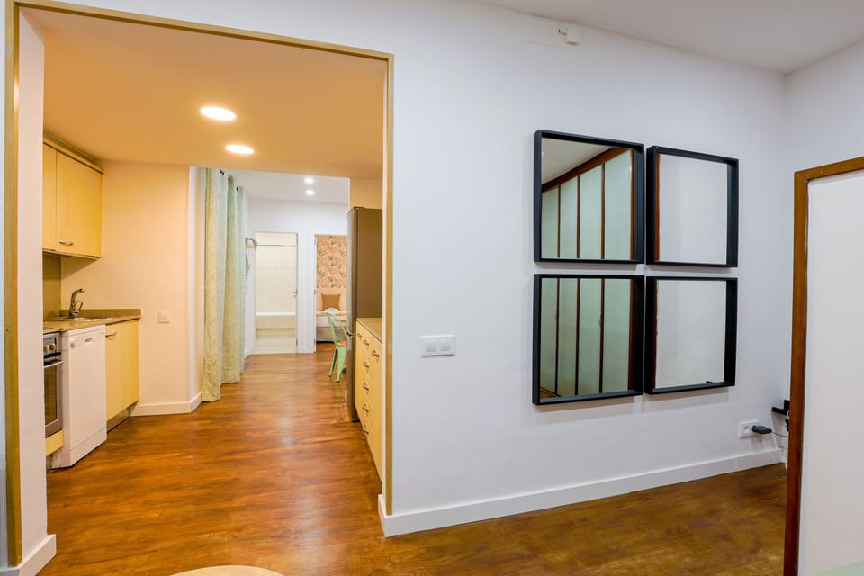 Standard Apartment, 2 Bedrooms | Living area | Flat-screen TV