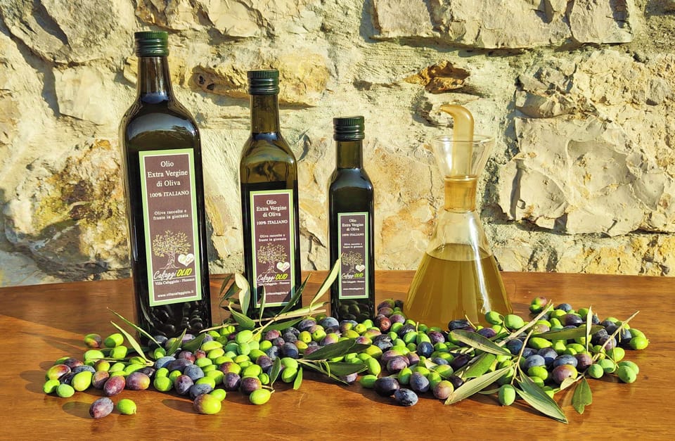 We produce an Extra Virgin Olive Oil