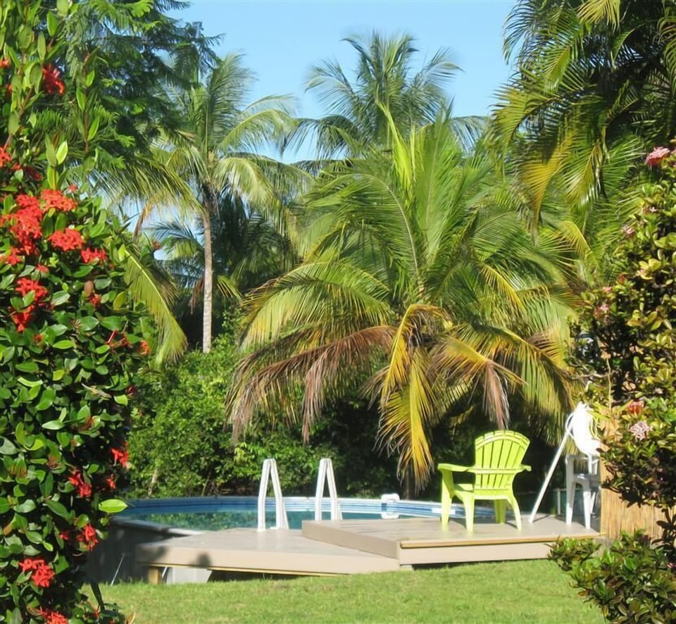 A back yard that has it all, Natural Beauty,
comfort, recreation, seclusion!