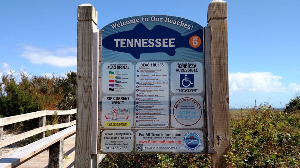 Tennessee beach access