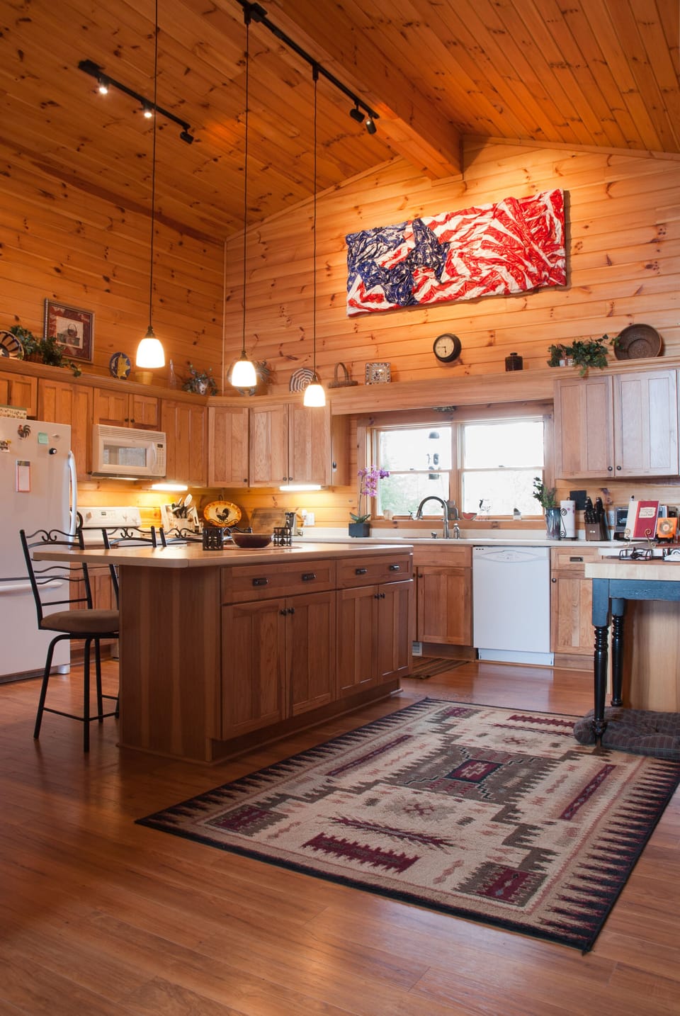 Fully stocked kitchen with everything you need to cook a special meal.