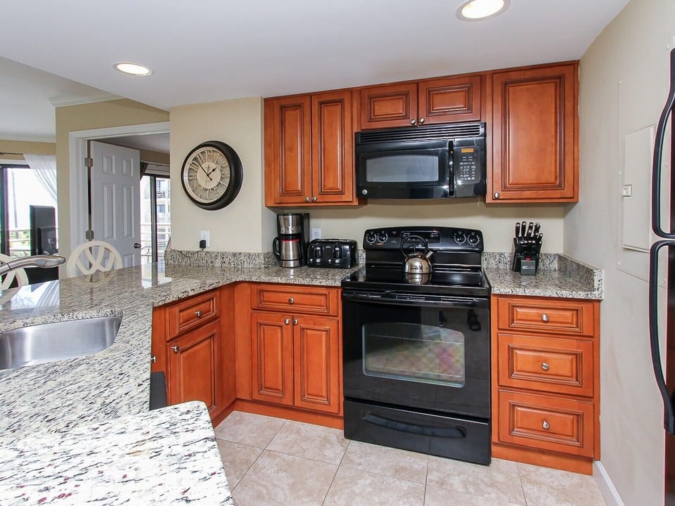 Kitchen at 1301 Villamare